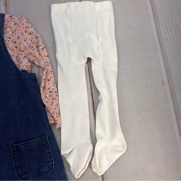 Baby 3-Piece Tee & Chambray Jumper Set SIZE 24M - Picture 13 of 17